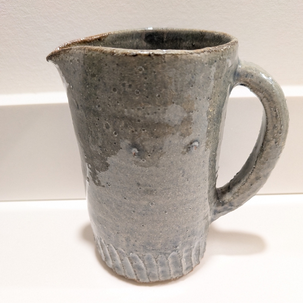 Small Rustic Handmade Pottery Pitcher - Picture 5 of 7